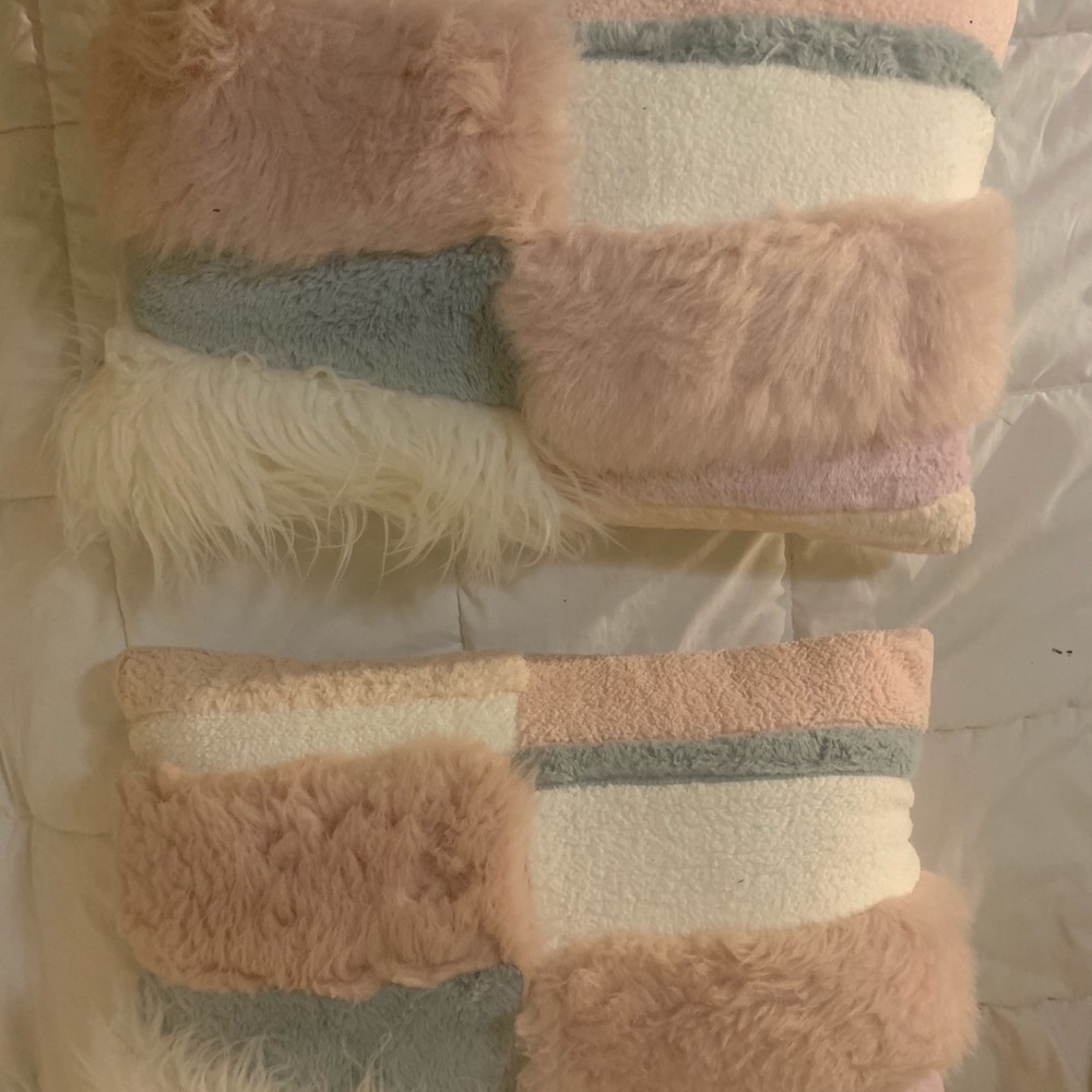 Ugg Mika Patchwork Throw Pillow (2nd also listed)
